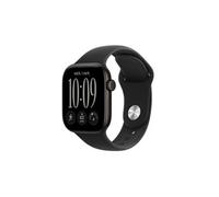 Apple Watch Series 12 GPS + Cellular 42 mm Boîtier en aluminium Noir avec Bracelet Sport Noir - M/L