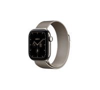 Apple Watch Series 12 GPS + Cellular 42 mm Boîtier en titane Naturel avec Boucle milanaise Naturel