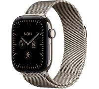 APPLE Watch Series 12 GPS + Cellular - 42mm - Boîtier Natural Titanium - Bracelet Natural Milanese Loop