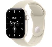 Apple Watch Serie 12 (GPS + Cellular) Boitier de 42 mm en Céramique Blanc perle avec bracelet sport Sable - M/L