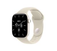 Apple Watch Series 12 GPS + Cellular 46 mm Boîtier en céramique Blanc perle avec Bracelet Sport Sable - M/L
