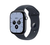 Apple Watch Series 12 GPS + Cellular, Boîtier céramique Bleu Nuit de 46 mm | Bracelet Sport bleu marine - S/M. Santé + Fitness + Suivi du sommeil, Fréquence cardiaque, Sécurité