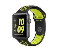 Apple Watch (Series 2) 2016 42 mm - Aluminium Gris sidéral - Noir