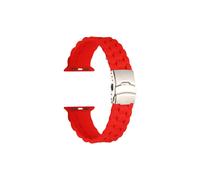 Apple Watch Series 3 4 5 44mm Matte Silicone Adjustable Strap KRD72 Red Lilac