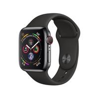Apple Watch Series 4 OLED 40 mm Numérique 324 x 394 pixels Écran tactile 4G Noir Wifi GPS (satellite)