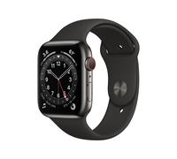 Apple Watch Series 6 OLED 44 mm Numérique 368 x 448 pixels Écran tactile 4G Graphite Wifi GPS (satellite)