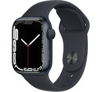 Apple Watch Series 7 (GPS) - Boitier 41 mm Aluminium Noir Minuit avec Bracelet Sport Noir Minuit