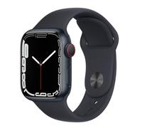 Apple Watch Series 7 OLED 41 mm Numérique Écran tactile 4G Noir Wifi GPS (satellite)
