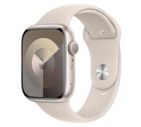 Apple Watch Series 9 GPS 45mm Aluminium lumière stellaire Bracelet Sport lumière stellaire M/L | neuf - dans son emballage d'origine | AN658085