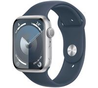 Apple Watch Series 9 GPS - Boîtier Aluminium 45 mm Argent - Bracelet S/M