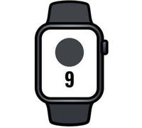 Apple Watch Series 9 GPS + Cellulaire 41mm Aluminium Midnight avec bracelet sport
