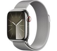 Apple Watch Series 9 41 mm Numérique 352 x 430 pixels Écran tactile 4G Argent Wifi GPS (satellite)