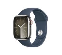 Apple Watch Series 9 Gps + Cellular - Boîtier Acier Inoxydable 41 Mm Argent - Bracelet Sport