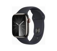 Apple Watch Series 9 GPS + Cellular - Boîtier Acier Inoxydable 41 mm Graphite Minuit - Bracelet M/L