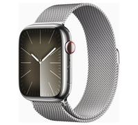 Apple Watch Series 9 45 mm Numérique 396 x 484 pixels Écran tactile 4G Argent Wifi GPS (satellite)