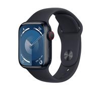Apple Watch Series 9 GPS + Cellular - Boîtier Aluminium 41 mm Minuit - Bracelet M/L