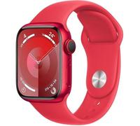 Apple Watch Series 9 GPS + Cellular - Boîtier Aluminium 41 mm Rouge (Product) Red - Bracelet S/M