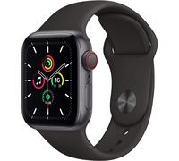 Apple Watch Series SE 1 (2020) GPS + Cellular 44 mm - Aluminium Gris sidéral - Bracelet sport Noir - Reconditionné