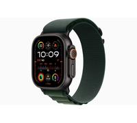 Apple Watch Ultra 2 49MM GPS+LTE Boîtier En Titane Noir Alpine Loop Vert Foncé