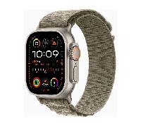 Apple Watch Ultra 2 49mm Titanium Case avec bracelet en nylon - Nylon / Olive alpin boucle (Medium) / Excellent état