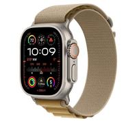 Apple Watch Ultra 2 GPS + Cellular 49 mm Boîtier en Titane Naturel avec Boucle Alpine Sahara Medium