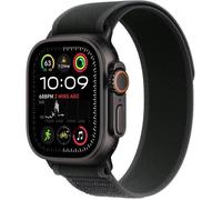 Apple Watch Ultra 2 GPS + Cellular 49 mm Boîtier en Titane Noir avec Boucle Trail Noir S/M