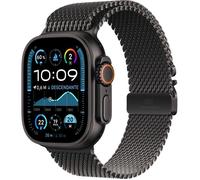 Apple Watch Ultra 2 GPS + Cellular - 49mm - Boîtier Black Titanium - Bracelet Black Titanium Milanese Loop - L