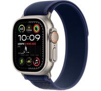 Apple Watch Ultra 2 GPS + Cellular - 49mm - Boîtier Natural Titanium - Bracelet Blue Trail Loop - S/M