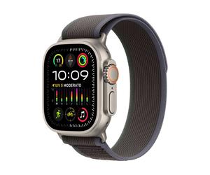 Apple Watch Ultra 2 GPS + Cellular, Boitier en titane or de 49 mm avec Boucle alpine Gris foncé, S/M
