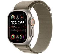 Apple Watch Ultra 2 GPS + Cellular - Boîtier Titane 49 mm - Boucle Alpine Olive - Bracelet S