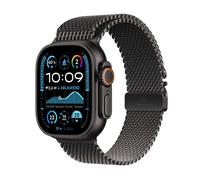 Apple Watch Ultra 2 (2024) Titane noir Boucle Milanaise Titane M