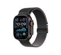 Apple Watch Ultra 2 - titane noir - montre intelligente avec boucle milanaise - noir - 64 Go