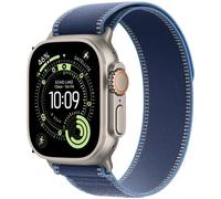 Apple Watch Ultra 3 - 49 mm - Titane Naturel / Boucle Trail Bleu - M/L - Cellular