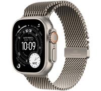 Apple Watch Ultra 3 - 49 mm - Titane Naturel / Bracelet milanais - L - Cellular