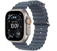 Apple Watch Ultra 3 - 49 mm - Titane Naturel / Bracelet Océan Bleu - Cellular