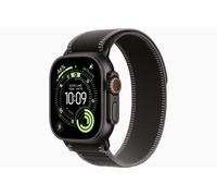 Apple Watch Ultra 3 5G 49 mm Boîtier Titane Noir Cint. Trail Loop Noir Cendre