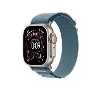 Montre connectée APPLE WATCH Titane Naturel / Bleu Clair Boucle Alpine Ultra 3 S
