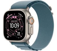 Apple Watch Ultra 3 - 49 mm - Titane Naturel / Boucle Alpine Bleu - L - Cellular