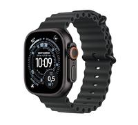 Apple Watch Ultra 3 [GPS + Cellular 49 mm] Montre connectée Course à Pied et Multisport avec boîtier Titane Noir et Bracelet Ocean Noir. Communications Satellite, Suivi santé et activité
