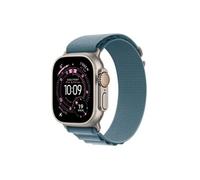 Apple Watch Ultra 3 GPS + Cellular 49mm Boitier en Titane Naturel avec Boucle Alpine Bleu Clair - Small