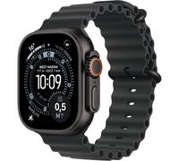 Apple Watch Ultra 3 GPS + Cellular 49mm Boitier en Titane Noir avec Bracelet Océan noir