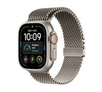 Apple Watch Ultra 4 GPS + Cellular 49 mm Boîtier en titane Naturel avec Boucle milanaise en titane Naturel - M