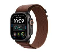 Apple Watch Ultra 4 GPS + Cellular 49 mm Boîtier en titane Noir avec Boucle Alpine Bordeaux - L
