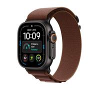 Apple Montre connectée Watch Ultra 4 GPS + cellulaire 49 mm Titane noir Bracelet Alpine Bordeaux M