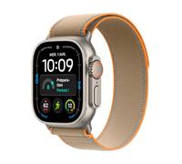 Apple Watch Ultra 4 GPS + Cellular, Boîtier en Titane Naturel de 49 mm | Boucle Trail sable - M/L. Suivi avancé de santé et de forme, autonomie de plus de 2 jours