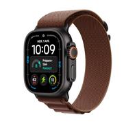APPLE Watch Ultra 4 GPS + Cellular - 49mm - Boîtier Black Titanium - Bracelet Burgundy Alpine Loop - S
