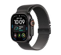 APPLE Watch Ultra 4 GPS + Cellular - 49mm - Boîtier Black Titanium - Bracelet Black Titanium Milanese Loop - M