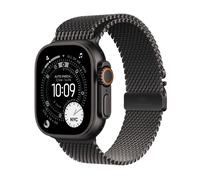 Apple – Montre connectée Watch Ultra 3 – 49 mm Titane noir, bracelet milanais M, cellulaire