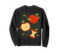Apple y2k Kawaii Cute Vintage 90s Retro Brown Grunge Teen Sweatshirt