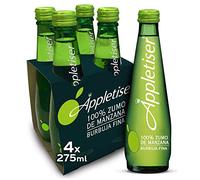 Appletiser - Soda aux pommes naturelles à bulles fines - Pack 4 bouteilles en verre 275 ml